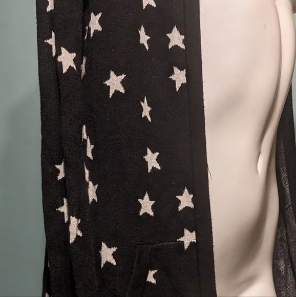 Star hooded open cardigan - Picture 4 of 5